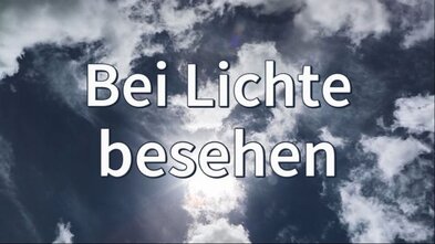 Einkehrgottesdienst "Bei Lichte besehen"